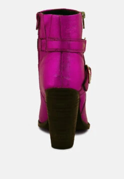 CAT-TRACK Fuchsia Metallic Leather Ankle Boots 12 CAT-TRACK Fuchsia Metallic Leather Ankle Boots -Her Shoe World 5 3411c09c 72a9 44e3 912b f726e52d04e5