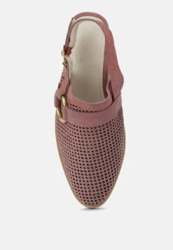 ROSALIE Blush Block Heeled Sandal -Her Shoe World 762X110007