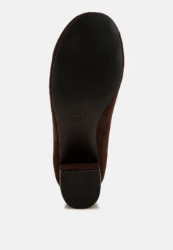 Aloha Tassels Detail Genuine Suede Loafers 16 Aloha Tassels Detail Genuine Suede Loafers -Her Shoe World AlohaTasselsDetailSuedeLoafersRCSH5132BROWN 3