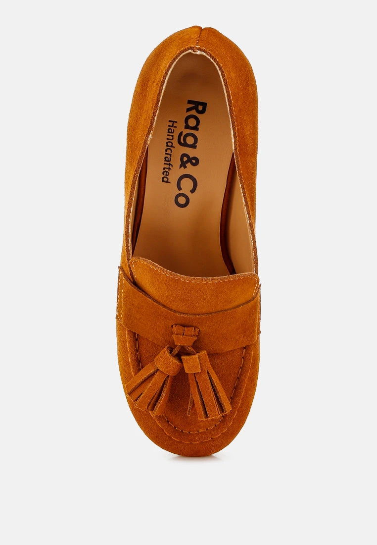 Aloha Tassels Detail Genuine Suede Loafers 11 Aloha Tassels Detail Genuine Suede Loafers - Image 9