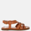 Anemone Studded Flat Gladiator Sandals 1 Anemone Studded Flat Gladiator Sandals -Her Shoe World Anemone Studded Flat Gladiator Sandals RCSH5593 7