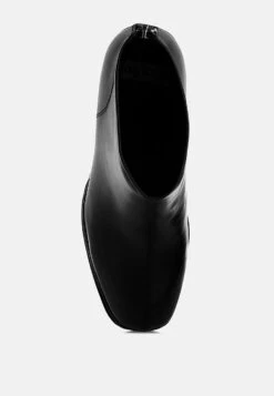 Armada Genuine Leather Square Toe Boots -Her Shoe World ArmadaGenuineLeatherSquareToeBootsRCSH5009 9