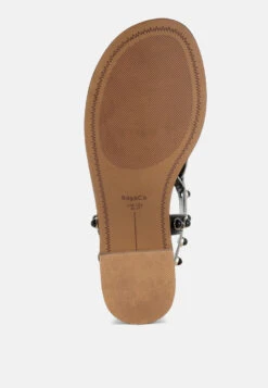 Avens Pearl Rivet Studded Flats 11 Avens Pearl Rivet Studded Flats -Her Shoe World AvensPearlRivetStuddedFlatsRCSH5594 3