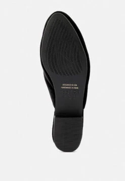 BATISTE Black Velvet Handcrafted Mules 15 BATISTE Black Velvet Handcrafted Mules -Her Shoe World BATISTEBlackVelvetHandcraftedMules RCSH3124 Black 8