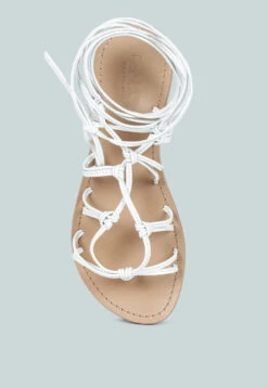 BAXEA Handcrafted White Tie Up String Flats 14 BAXEA Handcrafted White Tie Up String Flats -Her Shoe World BAXEAHandcraftedWhiteTieUpStringFlats RCSH2952 White 6
