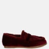 Bastian Fur Detail Velvet Loafers