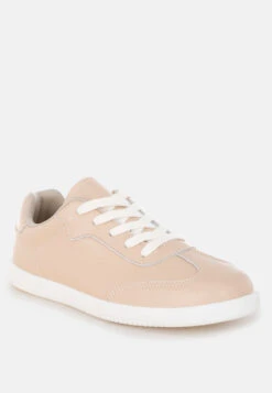 Bostonia Real Leather Casual Sneakers -Her Shoe World Bostonia Real Leather Casual Sneakers RCSH5553 BEIGE 7