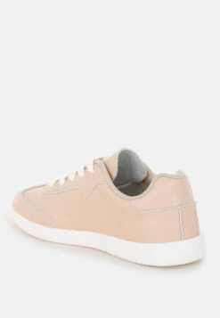 Bostonia Real Leather Casual Sneakers -Her Shoe World Bostonia Real Leather Casual Sneakers RCSH5553 BEIGE 8