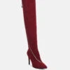 TSARINA Burgundy Zip Around Long Boot 1 TSARINA Burgundy Zip Around Long Boot -Her Shoe World BurgundyZipAroundLongBoot RCSH3265 Burgundy 3