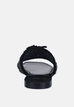 CEDAR Handwoven Natural Black Tassel Flats 12 CEDAR Handwoven Natural Black Tassel Flats -Her Shoe World CEDARHandwovenNaturalBlackTasselFlats RCSH2950 Black 6