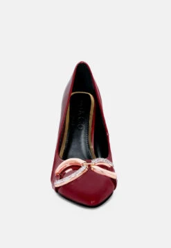COCKTAIL Buckle Embellished Stiletto Pump Shoes In Burgundy 10 COCKTAIL Buckle Embellished Stiletto Pump Shoes In Burgundy -Her Shoe World COCKTAILDiamanteStilettoPumpShoesinBurgundy RCH3868Burgundy 3 afb999c0 3925 4cdf b264 582a35d2098c
