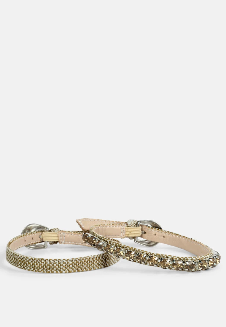 COSETTE Diamante Embellished Ankle Strap High Block Heel Sandals In Beige 10 COSETTE Diamante Embellished Ankle Strap High Block Heel Sandals In Beige - Image 8