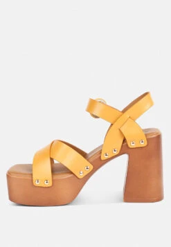CRISTINA Cross Strap Embellished Heels In Light Tan 15 CRISTINA Cross Strap Embellished Heels In Light Tan -Her Shoe World CRISTINACrossStrapEmbellishedHeelsinLightTanRCSH4210Tan 4