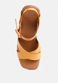 CRISTINA Cross Strap Embellished Heels In Light Tan 17 CRISTINA Cross Strap Embellished Heels In Light Tan -Her Shoe World CRISTINACrossStrapEmbellishedHeelsinLightTanRCSH4210Tan 9