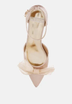 Cadell Bow Detail Satin Sandals -Her Shoe World Cadell Bow Detail Satin Sandals RCSH5114 BEIGE 2 0e7c2ac8 2b6f 42a8 855f ddfb01c45bb6