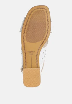 Calluna Stud Embellished Buckled Flats 16 Calluna Stud Embellished Buckled Flats -Her Shoe World CallunaStudEmbellishedBuckledFlatsRCSH5592 8