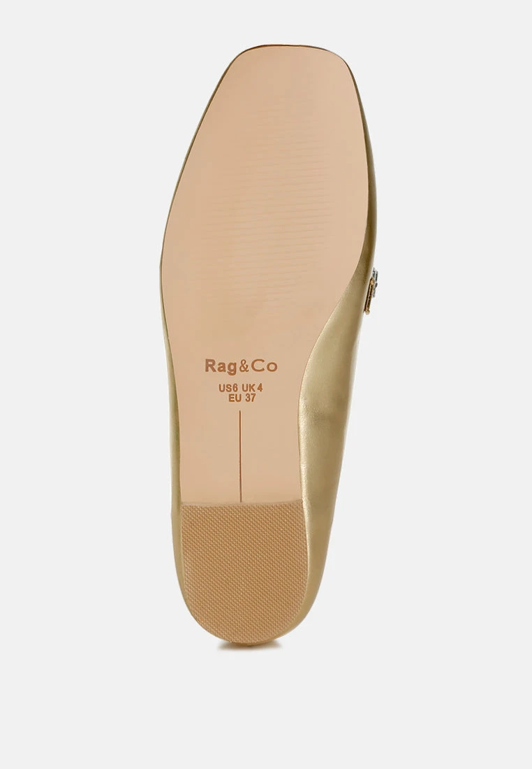 Celosia Metallic Diamante Strap Loafers 7 Celosia Metallic Diamante Strap Loafers - Image 5