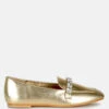 Celosia Metallic Diamante Strap Loafers 2 Celosia Metallic Diamante Strap Loafers -Her Shoe World CelosiaMetallicDiamanteStrapLoafers 7