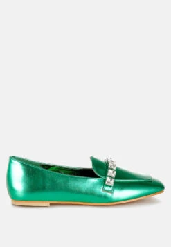 Celosia Metallic Diamante Strap Loafers 33 Celosia Metallic Diamante Strap Loafers -Her Shoe World Celosia Metallic Diamante Strap Loafers 5 405b775f 89c7 4186 b04b 44b874046adc