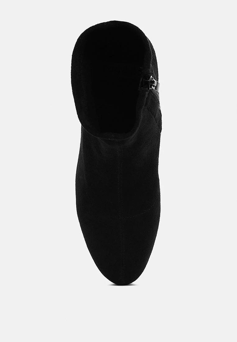 Chena Rhinestones Embellished Block Heel Boots 17 Chena Rhinestones Embellished Block Heel Boots - Image 15