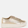 Cincinati Metallic Pleather Chunky Sneakers
