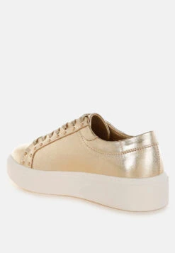 Cincinati Metallic Pleather Chunky Sneakers 13 Cincinati Metallic Pleather Chunky Sneakers -Her Shoe World CincinatiMetallicPleatherChunkySneakersRCSH5637GOLD 3 0df813b0 7cba 4d38 8d5e a31a976f4d77