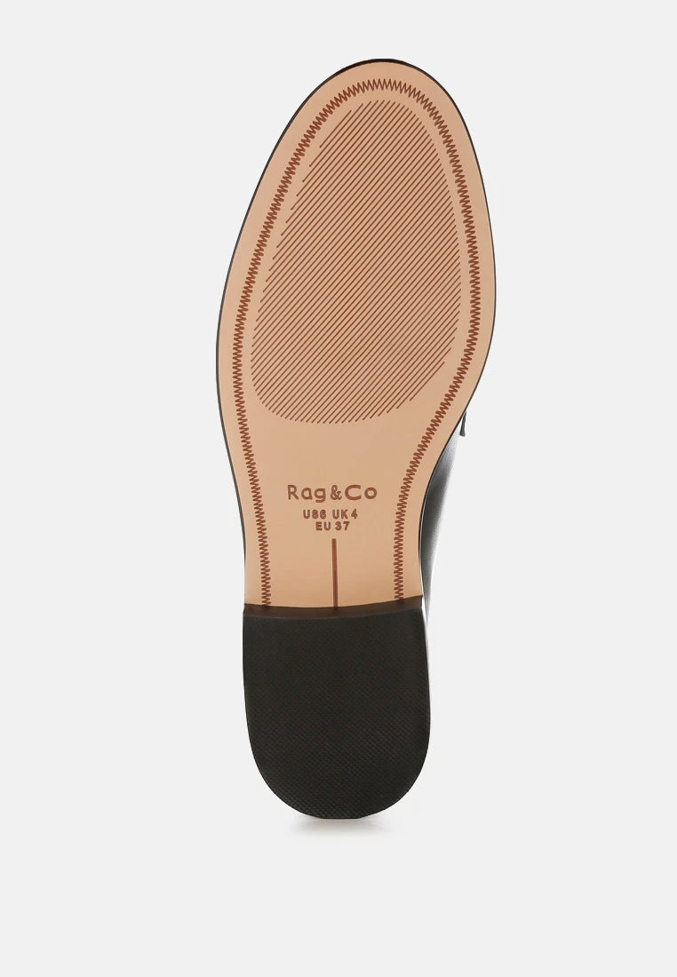 Clotilda Perforated Low Heel Loafers 13 Clotilda Perforated Low Heel Loafers - Image 11