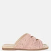 Daisy Doe Raffia Square Toe Flats -Her Shoe World DaisyDoeRaffiaSquareToeFlatsRCSH5615DUSTYPINK 8