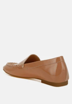 Dama Patent Pleather Loafers 15 Dama Patent Pleather Loafers -Her Shoe World DamaMetallicPleatherLoafersRCSH5121 9