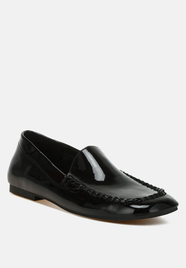 Dama Patent Pleather Loafers 10 Dama Patent Pleather Loafers - Image 8