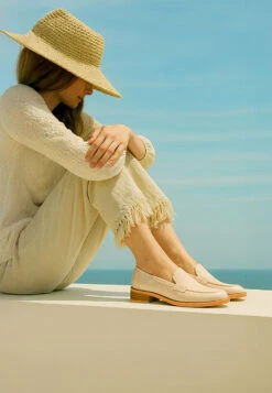 Corleone Pleather Stacked Heel Loafers -Her Shoe World Done 0000 RCSH5607 2