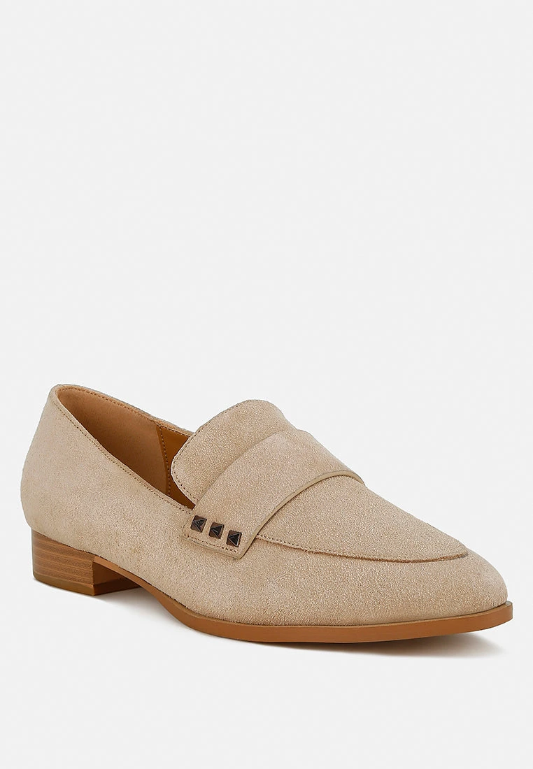 Durance Studded Genuine Suede Loafers 5 Durance Studded Genuine Suede Loafers - Image 3