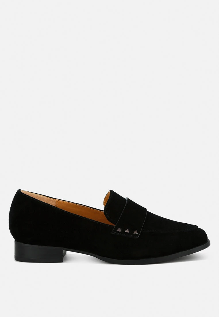 Durance Studded Genuine Suede Loafers 10 Durance Studded Genuine Suede Loafers - Image 8