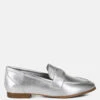 Eden Ode Rhinestone Strap Metallic Loafers -Her Shoe World EdenOdeRhinestoneStrapMetallicLoafersRCSH5059SILVER 5 aea80f8d d11f 41d7 becc a18bcb69adad