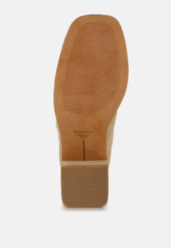 Emberly Suede Square Toe Ankle Boots 18 Emberly Suede Square Toe Ankle Boots -Her Shoe World EmberlySuedeSquareToeAnkleBootsRCSH5152BEIGE 5