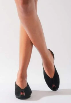 GRETCHEN Black Slingback Flat Sandals 17 GRETCHEN Black Slingback Flat Sandals -Her Shoe World GRETCHENBlackSlingbackFlatSandals RCSH2032 Black 11