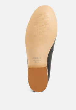 HOLDA Horsebit Embellished Loafers With Stitch Detail In Black -Her Shoe World HOLDAHorsebitEmbellishedLoaferswithStitchdetailinBlackRCSH4129 BLACK 9