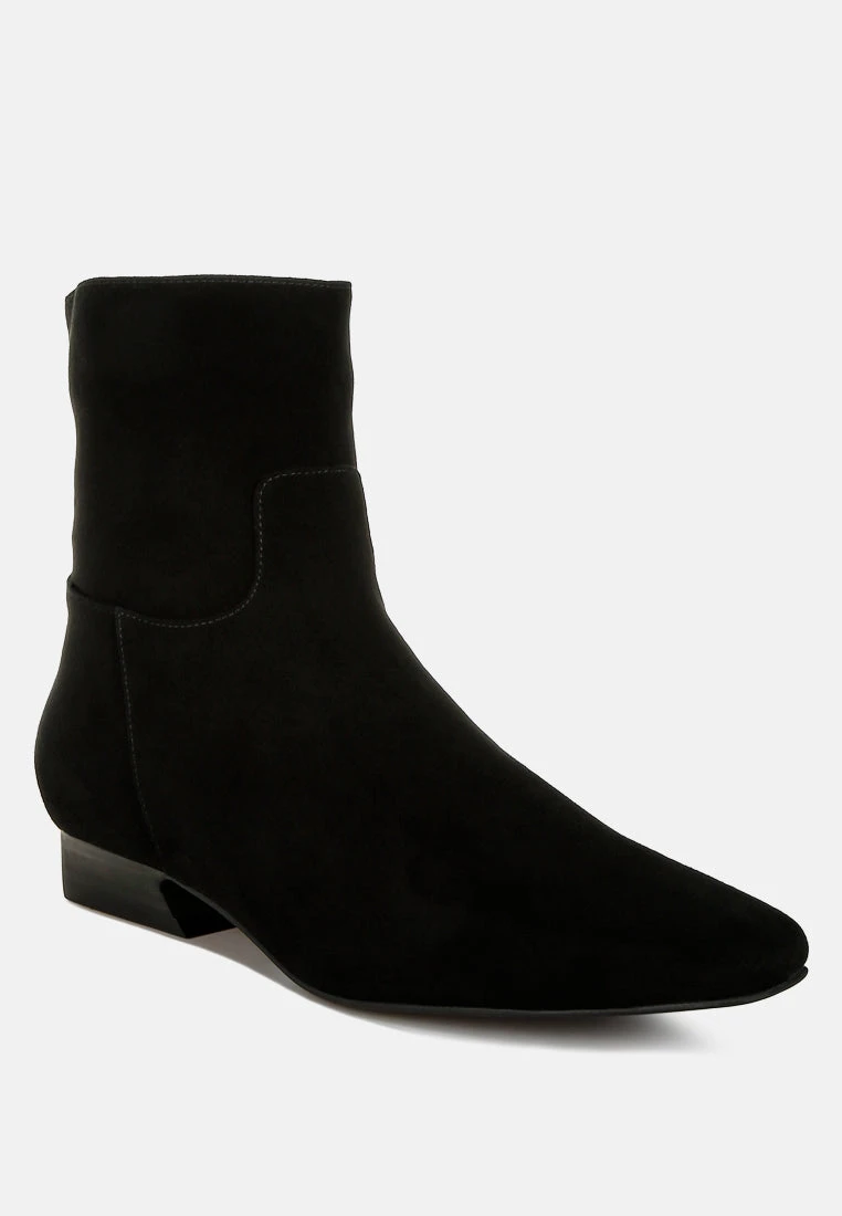 Hakra Flared Heel Suede Boots 14 Hakra Flared Heel Suede Boots - Image 12