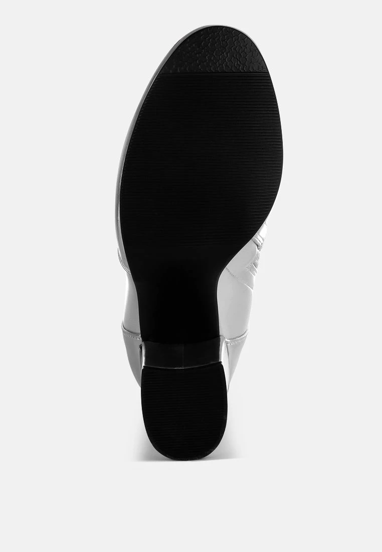 Halara Metallic Pleather Long Boots 7 Halara Metallic Pleather Long Boots - Image 5