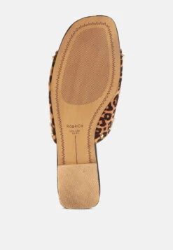 Hilsa Leopard Print Slip-On Flats -Her Shoe World HilsaLeopardPrintSlip OnFlatsRCSH5625Leopard 4