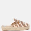 Himari Raffia Slip-On Mules -Her Shoe World HimariRaffiaSlip OnMulesRCSH5531BROWN 8