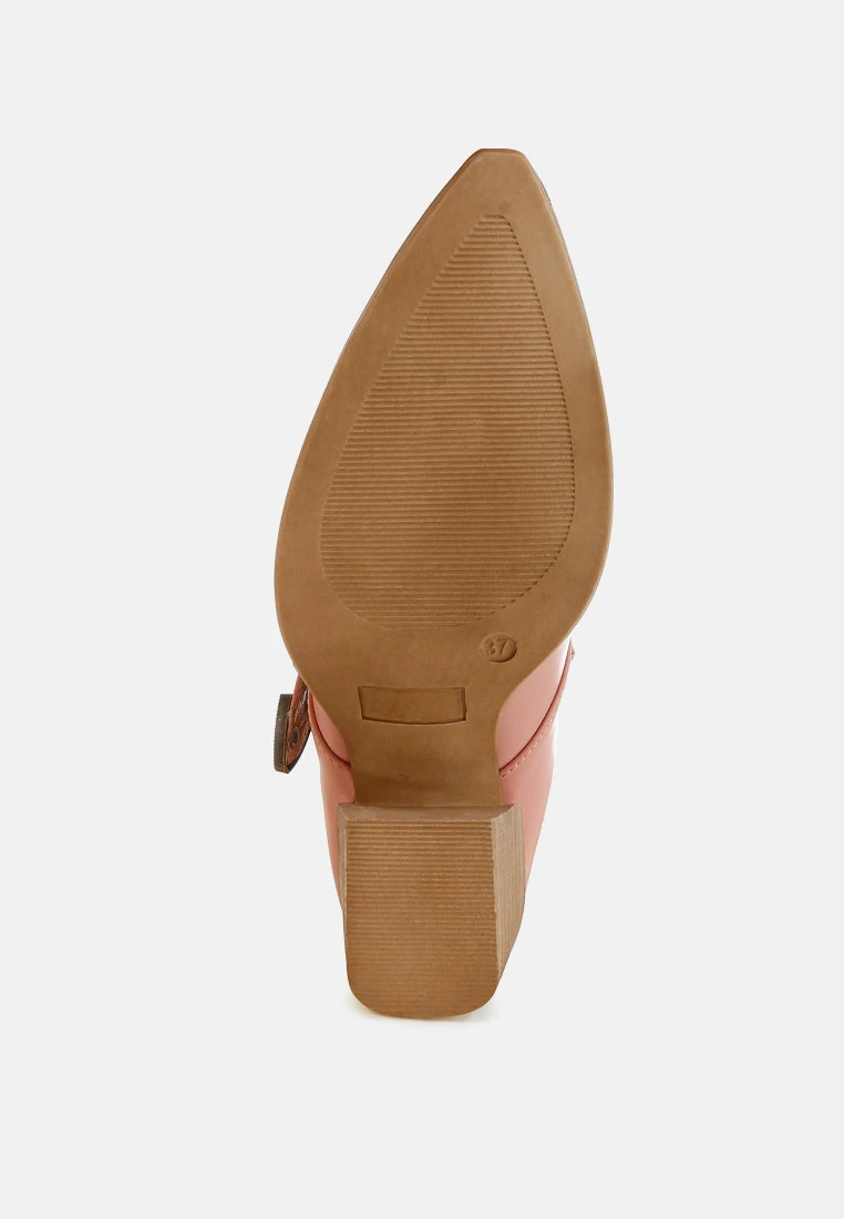 Holler Carved Buckle Statement Mules 13 Holler Carved Buckle Statement Mules - Image 12