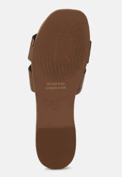 IVANKA Tan Cut Out Slip On Sandals 16 IVANKA Tan Cut Out Slip On Sandals -Her Shoe World IVANKATanCutOutSlipOnSandals RCSH4083 TAN 8