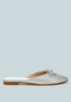 Jaylor Party Bow Slip-On Mules