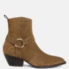 Jockey Harness Detail Ankle Boots 2 Jockey Harness Detail Ankle Boots -Her Shoe World JockeyHarnessDetailAnkleBootsRCSH5050TAUPE 5