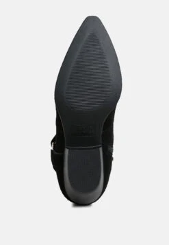 Jockey Harness Detail Ankle Boots 20 Jockey Harness Detail Ankle Boots -Her Shoe World Jockey Harness Detail Ankle Boots RCSH5050 BLACK 2