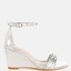 Jumera Metallic Pearl Embellished Wedges 1 Jumera Metallic Pearl Embellished Wedges -Her Shoe World JumeraMetallicPearlEmbellishedWedgesRCH5624 1