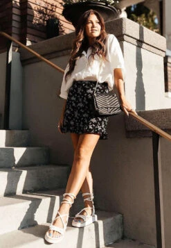 KENDALL Strings Platform Leather Sandal In White -Her Shoe World KENDALL RCSH2377 WHITE