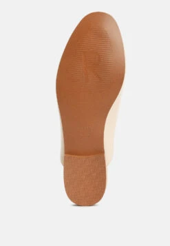 KRISTY Horsebit Embellished Mules In Beige 16 KRISTY Horsebit Embellished Mules In Beige -Her Shoe World KRISTYHorsebitEmbellishedMulesinBeigeRCSH4077Beige 8