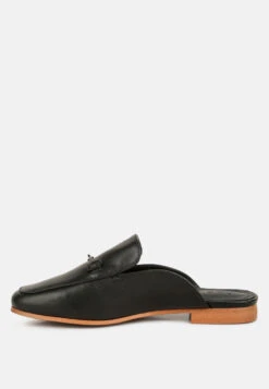 KRISTY Horsebit Embellished Mules In Black 13 KRISTY Horsebit Embellished Mules In Black -Her Shoe World KRISTYHorsebitEmbellishedMulesinBlackRCSH4077Black 4